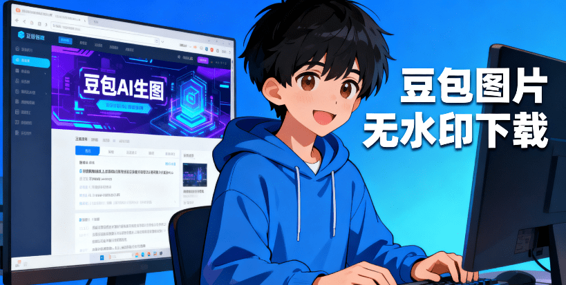 豆包批量无水印图片一键保存插件，免费使用！豆包Ai无水印保存及预览图片，附带使用教程-木木资源社区